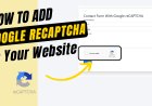 how to add google recaptcha in any Website form