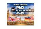 Fully Funded PhD Scholarships 2026 for Nigerian Students (Study Abroad for Free)
