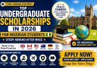 Top Undergraduate Scholarships in 2026 for Nigerian Students (Study Abroad After WAEC)