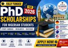 Top Fully Funded PhD Scholarships 2026 for Nigerian Students (Apply Now)