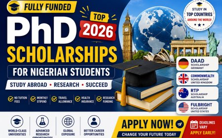 Top Fully Funded PhD Scholarships 2026 for Nigerian Students (Apply Now)