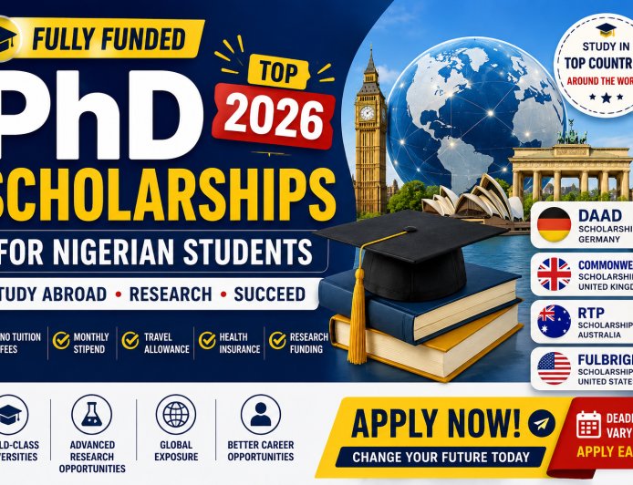 Top Fully Funded PhD Scholarships 2026 for Nigerian Students (Apply Now)